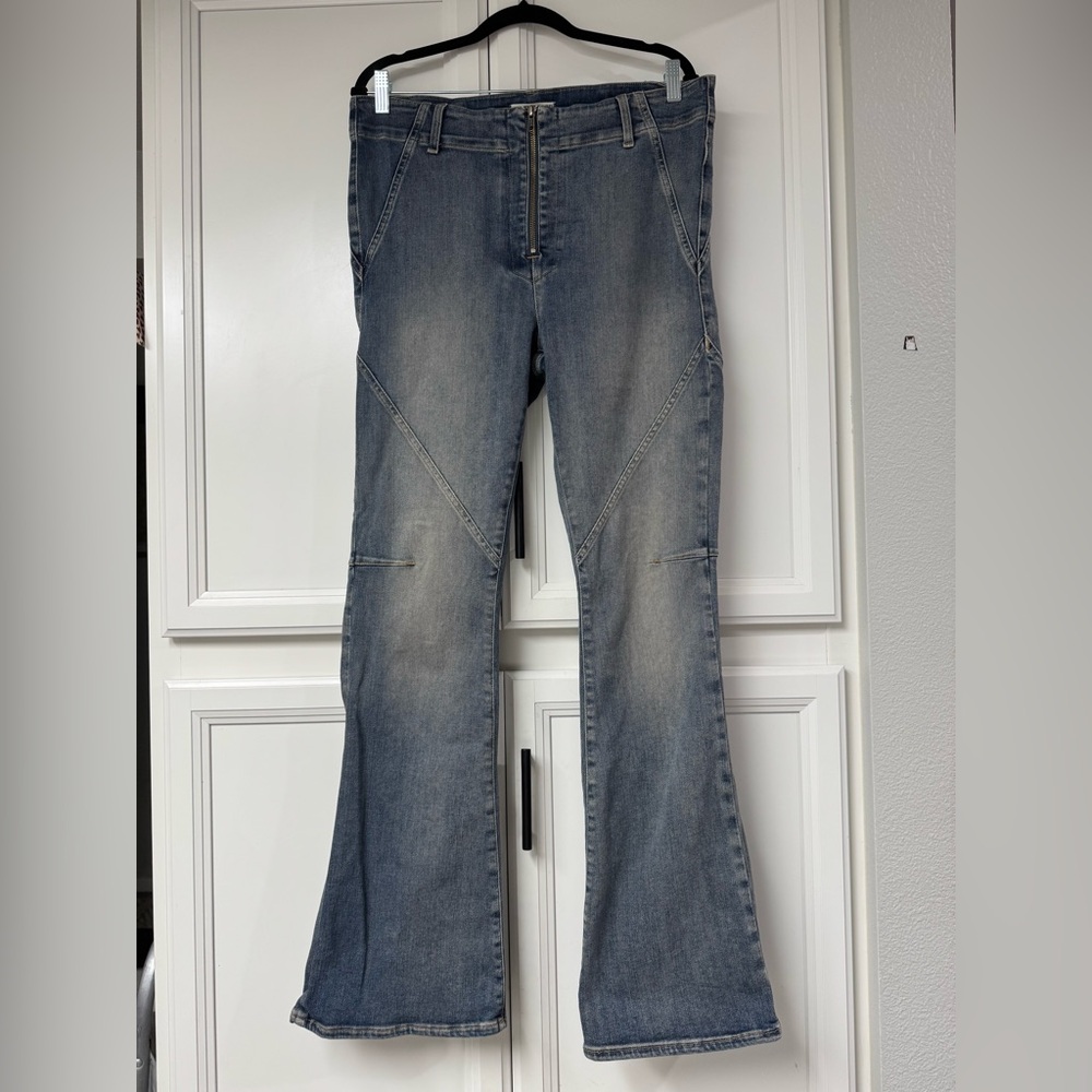 We The Free Blue Flared Jeans